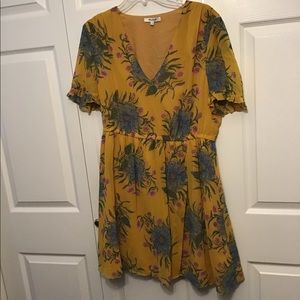 MADEWELL Ruffled Sleeve Floral Dress 14